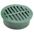 Homestead 50 6 in. Round Structural Foam Polyolefin Grate; Green HO600051